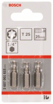 Насадка-бита Extra Hart T25, 25 mm 2607001615
